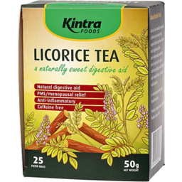 Photo of Kintra Licorice Tea Bags 50g.