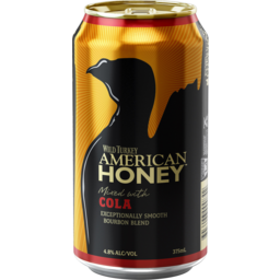 Photo of Wild Turkey American Honey & Cola Can 375ml