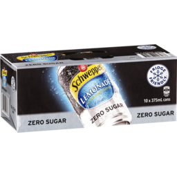 Photo of Schweppes Zero Sugar Lemonade 10x375ml