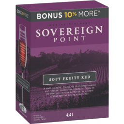 Photo of Sovereign Point Soft Fruity Red Cask