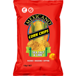 Photo of Mexicano Corn Chip Sea Salt & Lime 170g