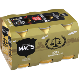 Photo of Mac's Gold Lager 6x330ml Cans
