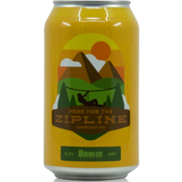 Photo of Banks Brewing Here For The Zipline American IPA Can 355ml