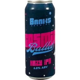 Photo of Banks Brewing Cosmic Ballet Hazy IPA Can 500ml