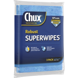 Photo of Chux Robuste Cleaning Cloths 3pk 50x33cm