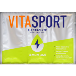 Photo of Vitasport Electrolyte Sachet Drink Mix Lemon Lime 3 Pack