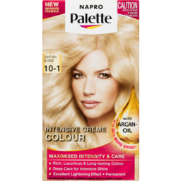 Photo of Schwarzkopf Napro Palette Light Ash Blonde 10-1 Permanent Hair Colour One Application