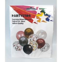 Photo of Korbond Partystar Supreme Mixed Balloons 10 Pack