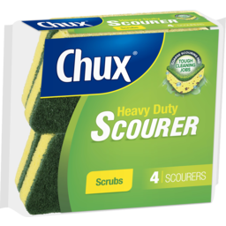 Photo of Chux H/Duty Scourer Scrub 4pk