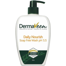 Photo of Dermaveen Daily Nourish Soap-Free Wash For Dry & Sensitive Skin 500ml 500ml
