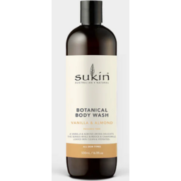 Photo of Sukin Botanical Body Wash Vanilla & Almond