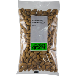 Photo of Market Grocer Almonds Raw 500g Np