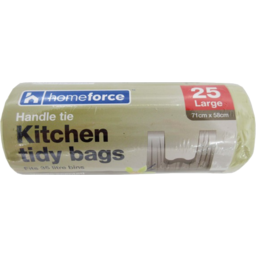 Photo of Home Force Handle Tie Vanilla Scented Kitchen Tidy Bags Roll