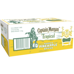 Photo of Captain Morgan Tropical Pineapple & Mango 330ml