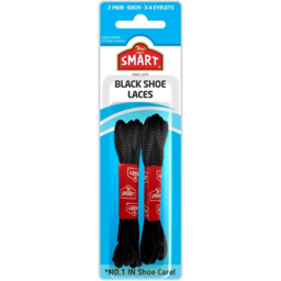 Photo of Smart Shoe Laces Black 69cm