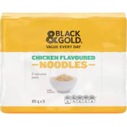Photo of Black & Gold Chicken Flavoured Noodles 5.0x85g