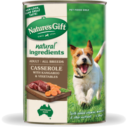 Photo of Nature's Gift Casserole Dog Food With Kangaroo And Vegetables 1.2kg