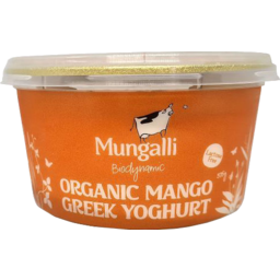 Photo of Mungalli Creek Yoghurt Greek Mango 375g