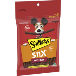 Photo of Schmackos Stix Dog Treat With Beef Bag
