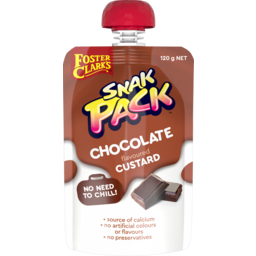 Photo of Foster Clark Snack Pack Chocolate 120gm