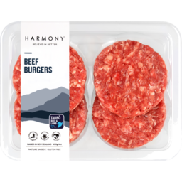 Photo of Harmony Beef Burgers 400g