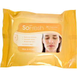 Photo of So Fresh Milk & Honey Facial Wipes 25 Pack