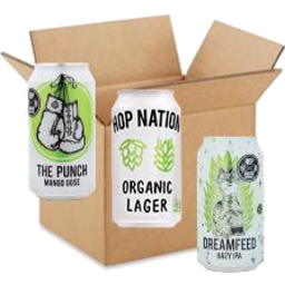 Photo of Hop Nation - Organic Beer Lager 4 pack