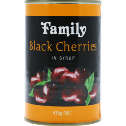 Photo of Family Black Cherries In Syrup