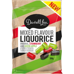 Photo of Darrell Lea Mixed Flavour Liqourice 200g