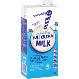 Photo of Community Co Lactose Free Full Cream Long Life Milk 1l