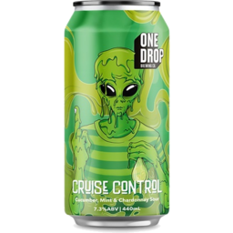 Photo of One Drop Cruise Control Cucumber, Mint & Chardonnay Sour Can 440ml
