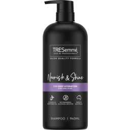 Photo of Tresemmé Nourish & Shine Shampoo With Vitamin E & Hemp Seed Oil 940ml
