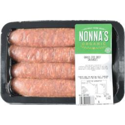 Photo of Nonna's Organic Beef Sausages