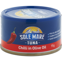 Photo of Sole Mare Tuna Chilli In Olive Oil 95g