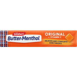 Photo of Soothers Butter Menthol Lozenges 10 Pack