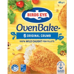 Photo of Birds Eye Oven Bake Original Crumb Fish Fillets 6 Pack 425g