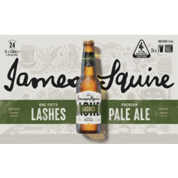 Photo of James Squire 150 Lashes 24x330ml Bottle Carton 24.0x330ml