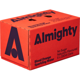 Photo of Almighty Sparkling Water Blood Orange 6 Pack