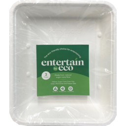 Photo of Entertain By Eco Sugar Cane Oven Tray 1700ml 3 Pack