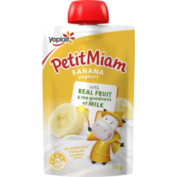 Photo of Yoplait Petit Miam Yoghurt Banana Pouch