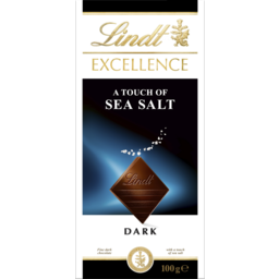 Photo of Lindt Excellence Dark A Touch Of Sea Salt Chocolate Block