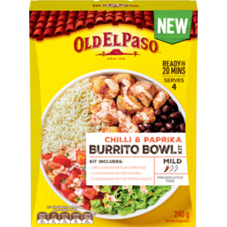 Photo of Old El Paso Chilli & Paprika Burrito Bowl Kit