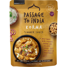 Photo of Passage Foods Passage To India Korma Simmer Sauce 375g