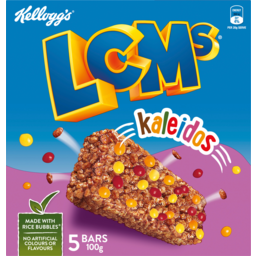 Photo of Kelloggs Lcms Rice Bubbles Kaleidos Bars 5 Pack