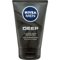 Photo of Nivea Men Deep Face & Beard Wash With Black Carbon
