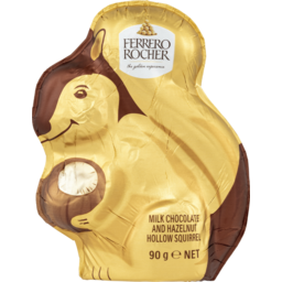 Photo of Ferrero Rocher Milk Chocolate And Hazelnut Hollow Easter Squirrel (90g) 90g