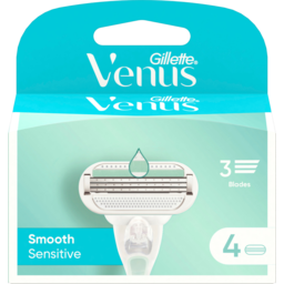 Photo of Gillette Venus Smooth Sensitive 3 Blades Cartridge 4 Pack