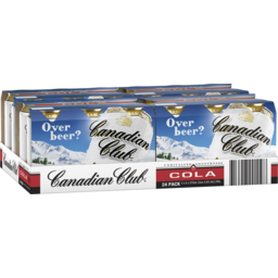 Photo of Canadian Club & Cola Can 375ml 24pk