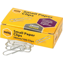 Photo of Marbig Small Paper Clips 100pcs