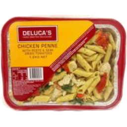 Photo of Delucas Penne Chicken, Pesto & Sun-dried Tomato per kg
